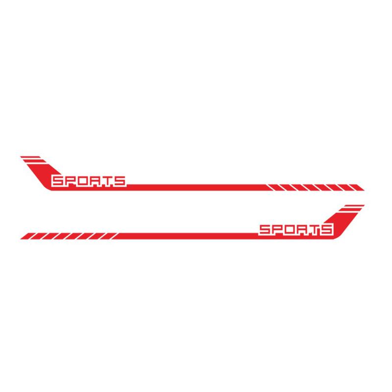 2 шт. D-1925 спортивные полосы автомобиля наклейки боковая дверь кузова автомобиля-Стайлинг украшения виниловые наклейки