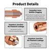 Chromium Zirconium Copper Bimetallic Nozzle For Elegoo Centauri 0.2/0.4/0.6/0.8mm Centauri Carbon Hotend Nozzles 3D Printer Part