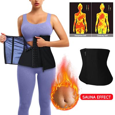 Женский тренажер для похудения Sauna Waist Trainer, бандаж для похудения, пояс для контроля живота, бандаж для пота, 5 костей, аксессуары для спортзала, пояс для похудения, коррекция формы поясницы