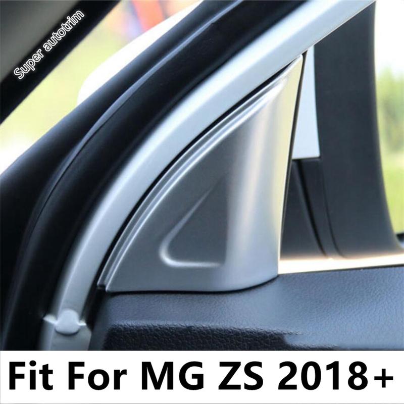 Для MG ZS 2018 - Автомобильные Аксессуары Внутренняя Треугольная Декоративная Накладка Рамки Твитера Аудио Колонки на Стойку A Салон