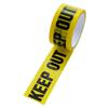 Black Character Warning Tape Yellow Tape Danger Identification Tape  Universal