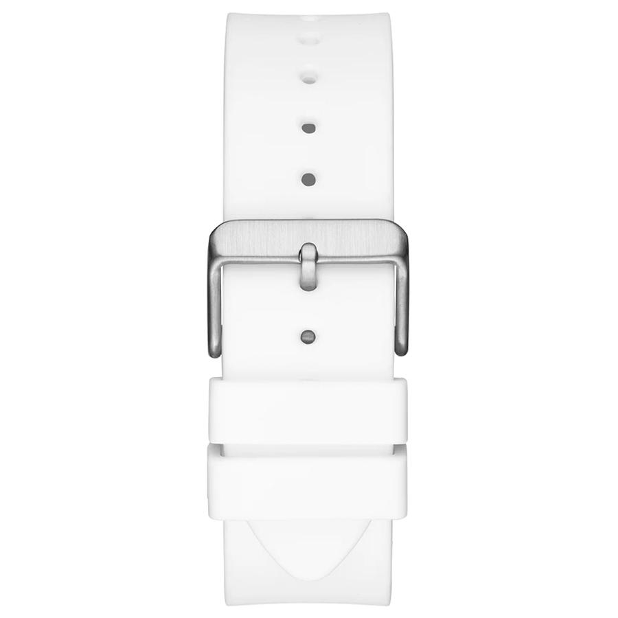 Guess Многофункциональные мужские кварцевые часы, желтый силиконовый ремешок, черный прямоугольный циферблат, повседневные часы, GW0203G2