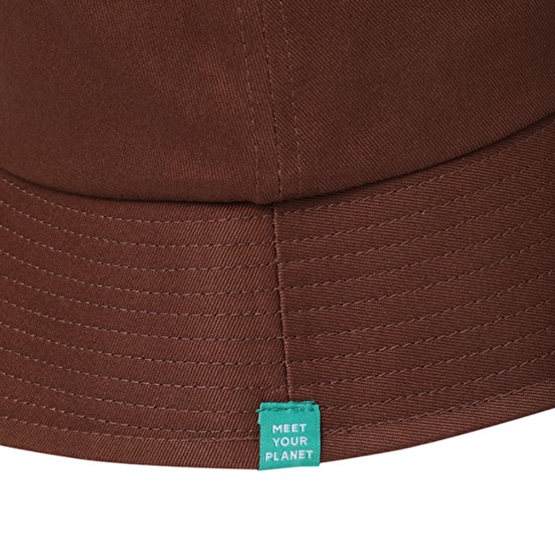 Bbc Earth Animal Embroidery Cotton Bucket Hat  Brown 