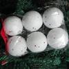 6/12 Pcs 4cm Christmas Tree Decoration Xmas White Snowball Foam Ball Party Hanging Ornament Balls