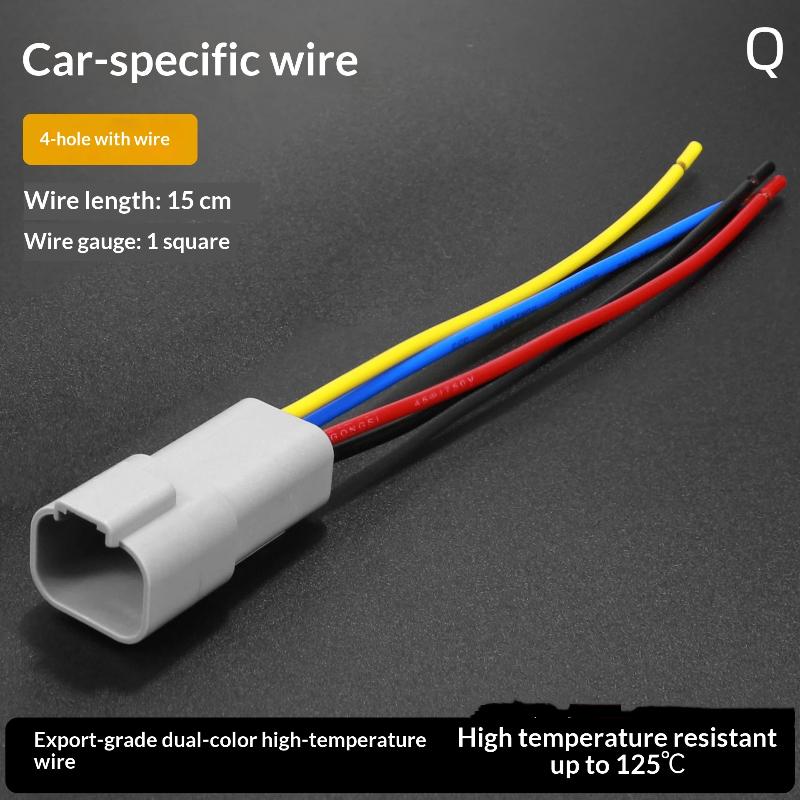 1 Pcs Dt Connector With 15Cm Wiring Harness Dt06-2S/Dt04-2P 2P 3P 4P 6P 8P 12P Waterproof Electrical Connector