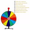 12inch Lottery Activity Turntable Draw Spining Prize Lucky Wheel of Fortune Game Color Dry Erase Tabletop Roulette Spin