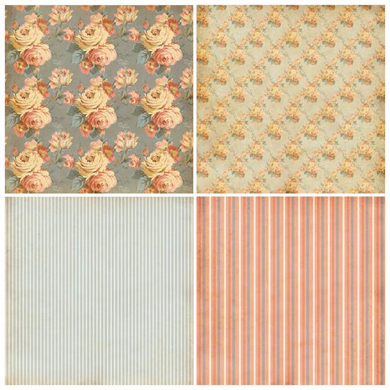 12 шт., материал, бумага, винтажная журнальная бумага, элегантный цветочный узор, бумага для скрапбукинга, принадлежности для рукоделия «сделай сам»