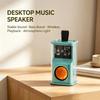 Bluetooth-колонка Новая Прозрачная Механическая Аудио TWS Соединение Двух Машин Световой Пульс 360° Стерео Объемный Звук