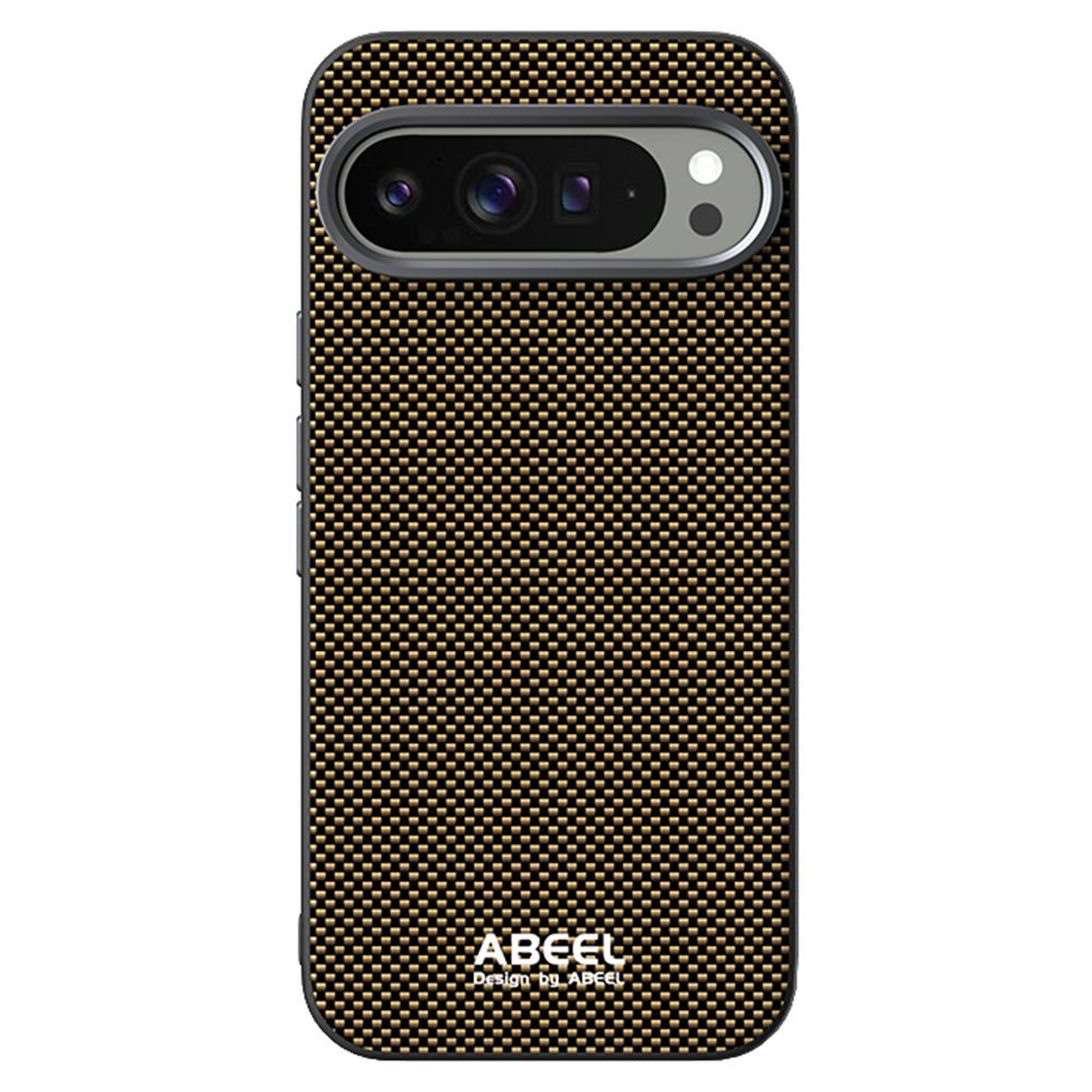 ABEEL For Google Pixel 10 Pro XL Magnetic Case Printed PC TPU Aluminum Alloy Leather Phone Cover