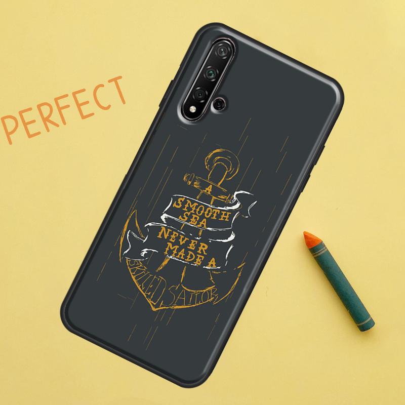 Чехол Anchor Sea Beach для Huawei Nova 9 10 SE 11i 8i 7i 3i Nova 5T Y60 Y61 Y70 Y90 P20 P30 P40 Lite P60 Pro