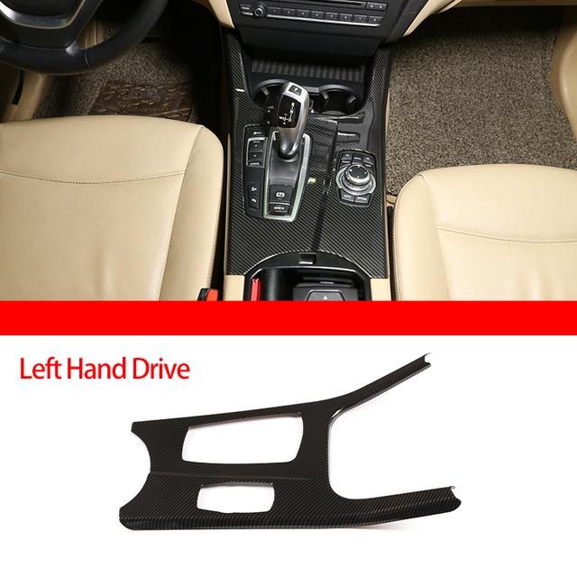 RHD и LHD стайлинг автомобиля, центральная консоль, панель переключения передач, декоративная наклейка, отделка для BMW X3 F25 X4 F26 2011-2017, интерьер