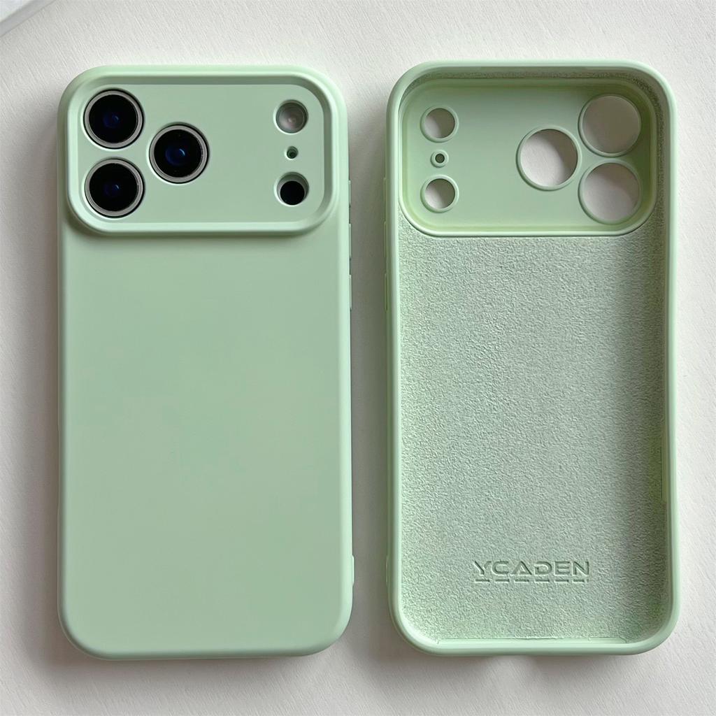 Противоударный Мягкий Простой Однотонный Чехол для Телефона Для iPhone 17 16 15 Pro Max 17 Air 16 PLus Устойчивая Защита Объектива TPU Чехол