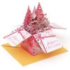 3D Pop Up Christmas Cards Pink Flamingo Holiday Greeting Cards Merry Christmas Gift Card for Boys Girls Men Women