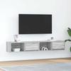VidaXL TV Furniture 2 Pcs Sonoma Grey 80x31x25.5 Cm Engineered Wood, TV Stand, Hi-fi Cabinet, Entertainment Center, Sideboard 861465