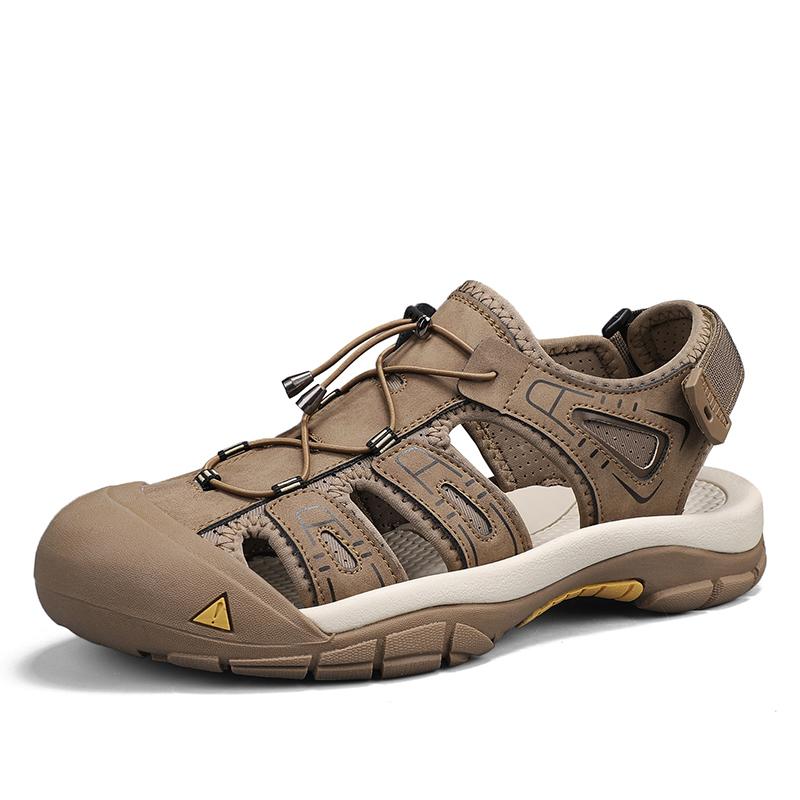 Fashion Fashion Men's Summer Sandals Men Soft Comfortable Beach Walking Shoes Quick-Dry Wading Aqua Shoes Best Seller Male Beach Sandaly