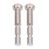 2Pcs Integrated Hardened Steel Nozzles Fit for Anycubic Kobra 3 Maximum 3D Printer Ti Alloy Throat Tube Quick Swap 0.6mm