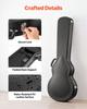 VEVOR Electric Guitar Hard Case, 1080 MM, Wooden Hard-Shell Protective Carrying Case with Lock Latch, Sponge Lining, Keys, Accessory Compartment