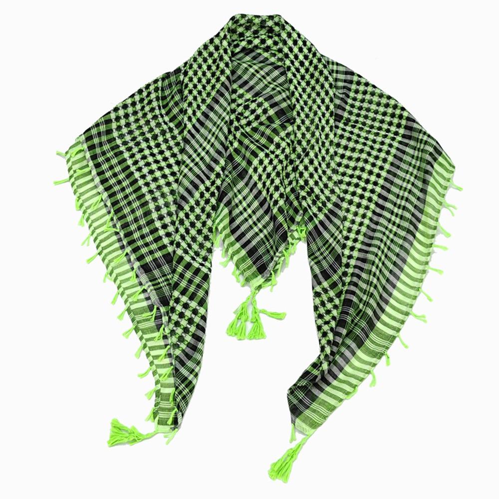 with Tassel Head Neck Scarf Costume Desert Scarf Arabic Scarf Arab Shemagh Headscarf  for Men Women