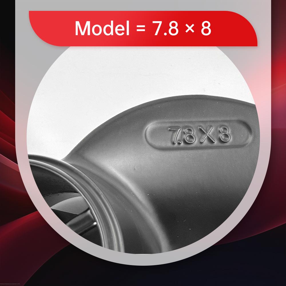 3R1W64516-0 морской гребной винт для Tohatsu Mercury 4hp 5hp 6hp 7,8*8 подвесной винт из алюминиевого сплава 3 лезвия 12 шлицевая часть двигателя