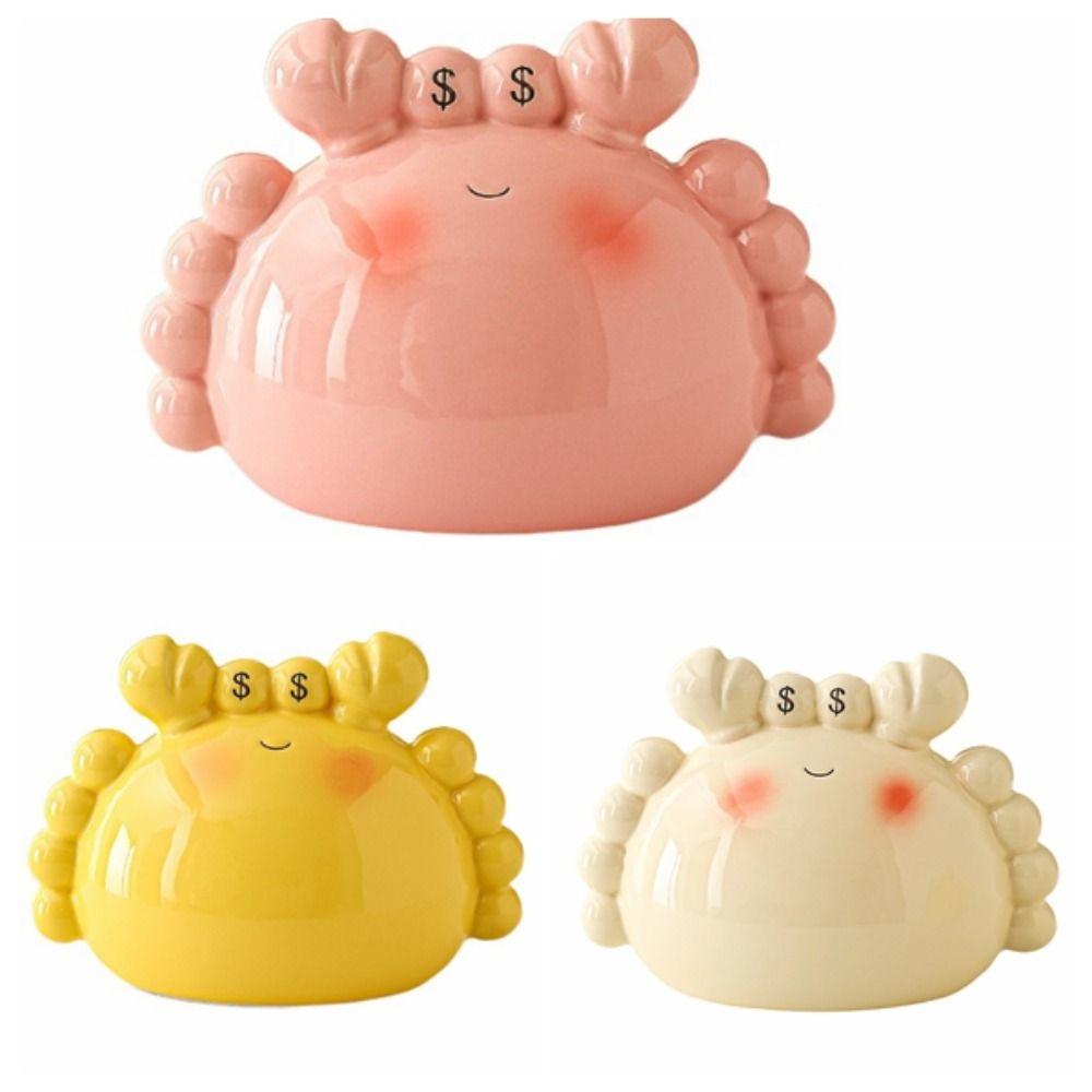 Large Capacity Piggy Bank Ceramics Money Boxes Animal Figurines Saving Box  Students Gifts