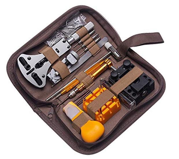 149PCS Watch Repair Kit Watch Band Link Remover Spring Bar Tool with Carrying Watch Repair Kit Case,