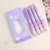 4PCS/Set Stationery Set Gel Pen Soft Touch Grip Neutral Pen Writing Tool  Students Gift