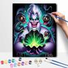 Disney Урсула Морская Ведьма Набор для масляной живописи Декор стены для дома и спальни Ручная работа Подарок Художественные поделки Холст для рисования Веселый Светящийся Магический Декор