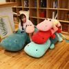 100-150cm Giant Soft Hippo Plush Toy Stuffed Animal Toys Soft Real Life Hippopotamus Plush Toy Birthday Gift