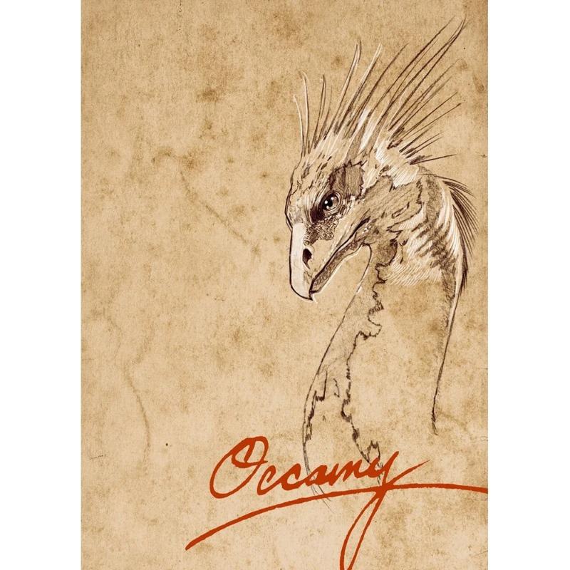 Винтажные Field Notes Миф Монстр 80-х Постер Ретро Холст Живопись Магия Волшебство Ниффлер Заметка Настенное Искусство Для Комнаты Домашний Декор