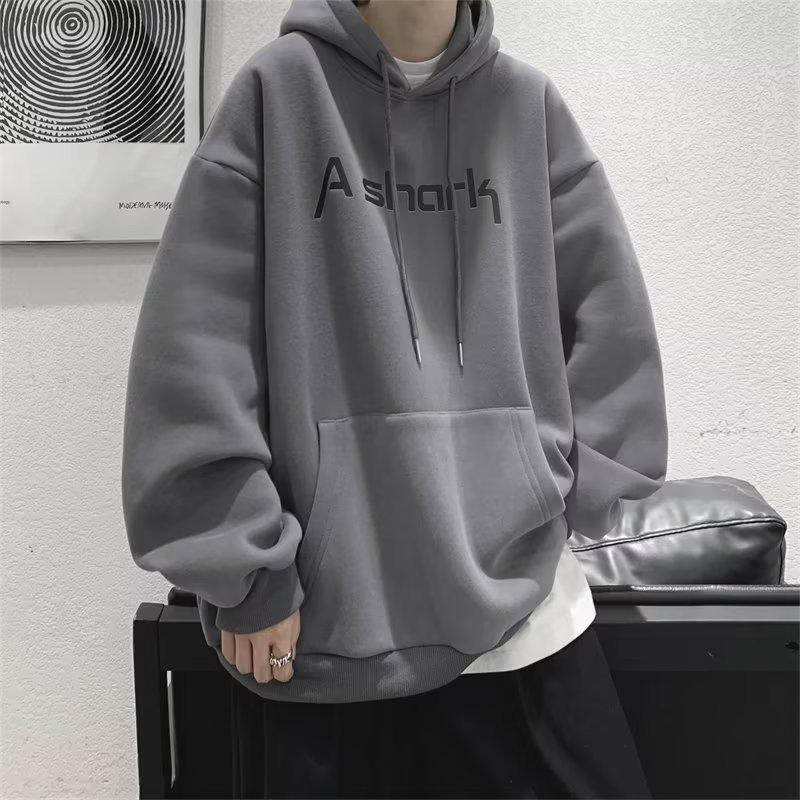 Осень 2023 года унисекс модная свободная толстовка с капюшоном – универсальный топ с длинными рукавами для мужчин и женщин