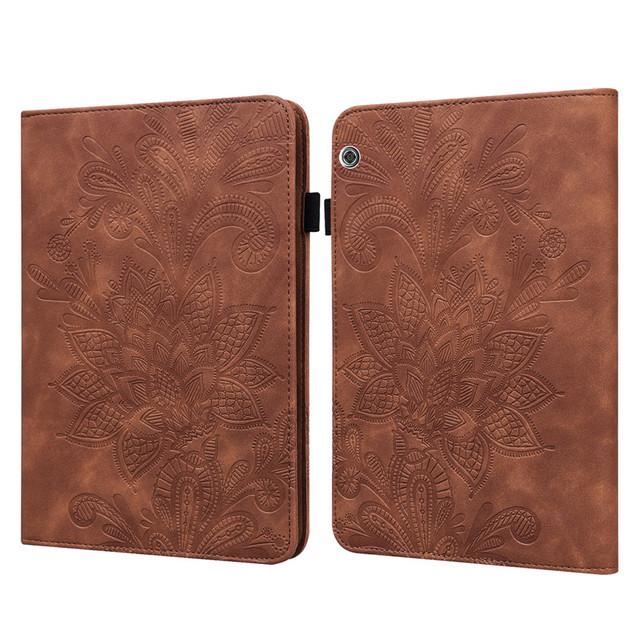 Чехол для планшета Huawei Media Pad T5, чехол Ags2-l09 W09 с милым цветком и тиснением бабочки для планшета Funda Huawei Mediapad T5 10 1, чехол