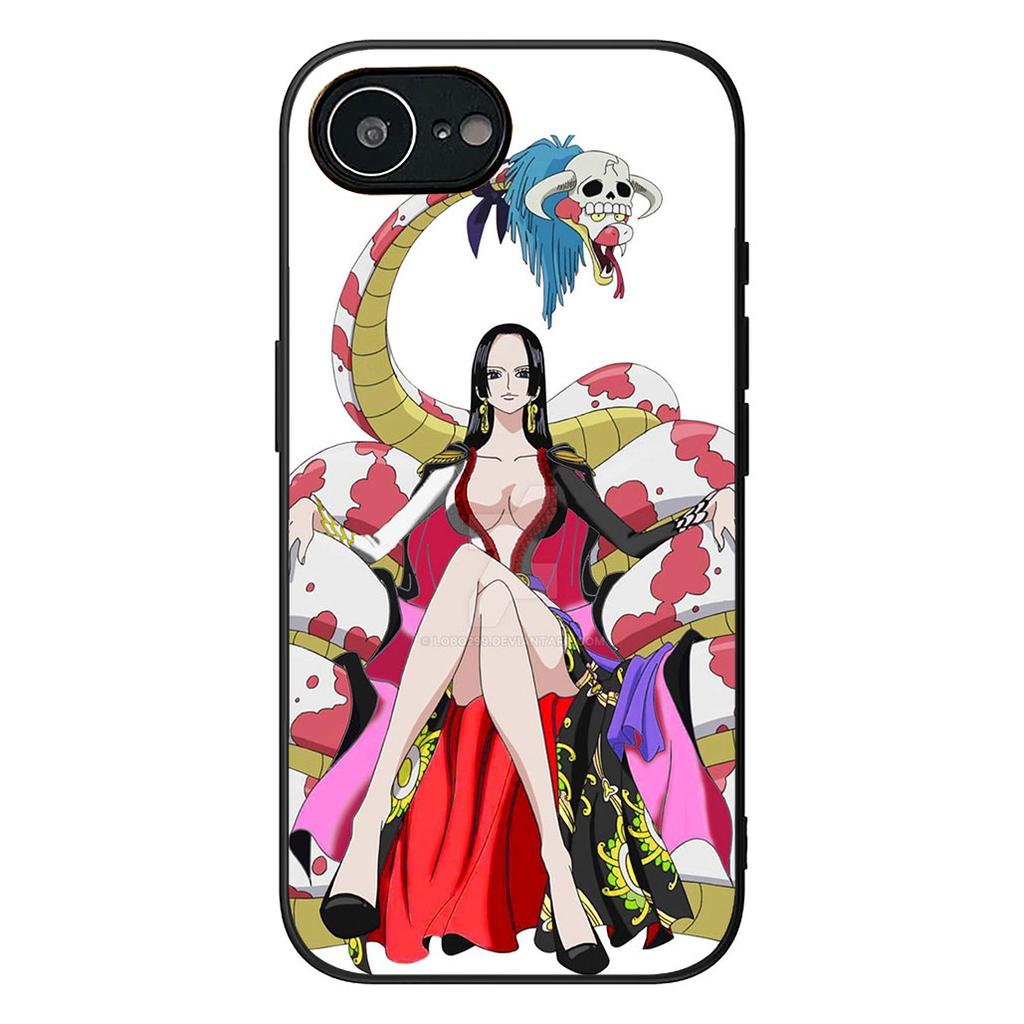 Boa Hancock One Luffy Pieces Phone Cover for Apple iPhone 16 17 Air 14 15 Pro Max Plus 16+ 16E 14+ ProMax Protective Case