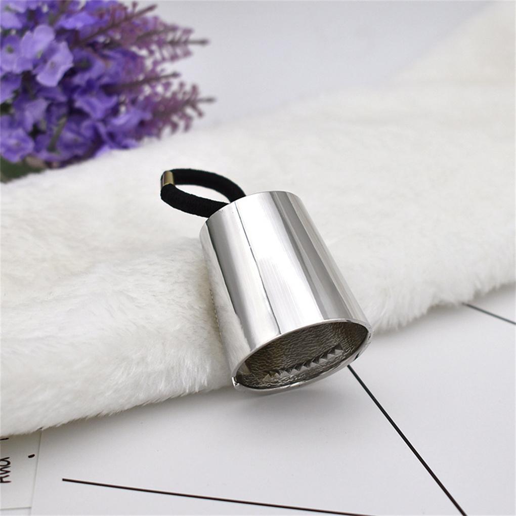 Hair Bands High Elasticity Stretchy Topknot Adjustable Solid Stylish Alloy Ponytail Ring Seamless Scrunchies Accessories