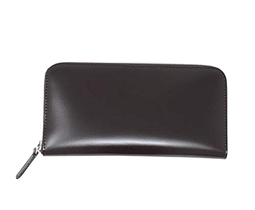 Cordovan Long Wallet Made In Japan Genuine Leather Wallet Gift Present [Bell Label] (Brown) (Coin Purse/Card Holder/All Leather) Men's