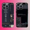 Электрическая плата Схема Внутренняя Чехол для Телефона Для iPhone 16,15,14,13,12,11,Pro,Max,Plus,Mini,X,XS,XR,8,7,6,S,SE Мягкий Черный Чехол