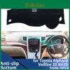 20 Alphard Для Toyota Vellfire Ah20 20082014 Накладка на панель приборов Защитная от солнца Коврик от УФ-излучения Для праворульного автомобиля