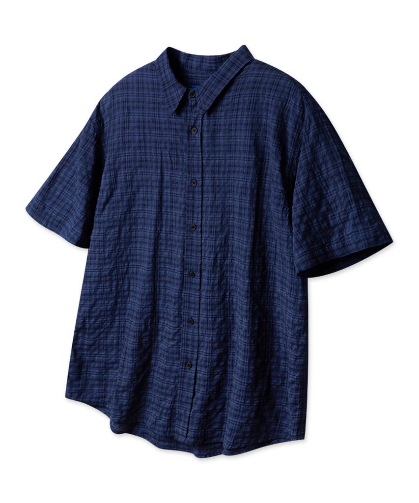 ALVINCLO [Deluxe] City Boy Regular Fit Check Half Shirt Dlx2913 (3 Colors)