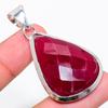 Подвеска из натурального драгоценного камня «Рубин» на Рождество, ручная работа, 2,09 дюйма, q4N87