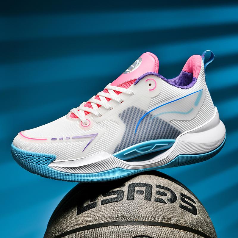 Men'S Casual Shoes Shockproof Comfortable Outdoor High Quality Ultra Light V2 Basketball Shoes Rubber +Md+Tpu