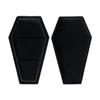 Coffin Velvet Ring Box Holder Showcase Ring Organizer for Engagement Proposal Jewelry Display with Detachable Lids