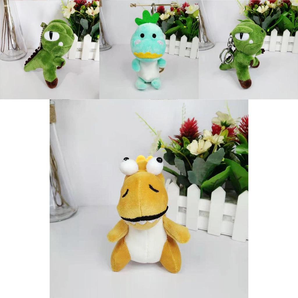 Adorable Cartoon Dinosaur Plush Toy Keychain For Kids Cute Stuffed Animal Gift