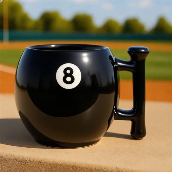 Кружка с ручкой в виде ручки для гольфа, текстура мяча для гольфа, вместительная, чашка для гольфа, кружка в виде спортивного мяча, подарок для энтузиаста гольфа, посуда для напитков