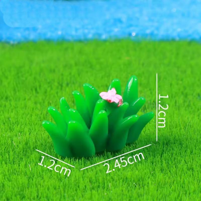 10-30 искусственных суккулентов из смолы, маленькое украшение из смолы для кукольного домика, миниатюрная модель, микроландшафтный декор, рождественские аксессуары «сделай сам»
