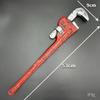 Halloween Fake Wrench Pipe Clamp Plastic Prop Weapon Bloody Mechanics Tool Cosplay Toy