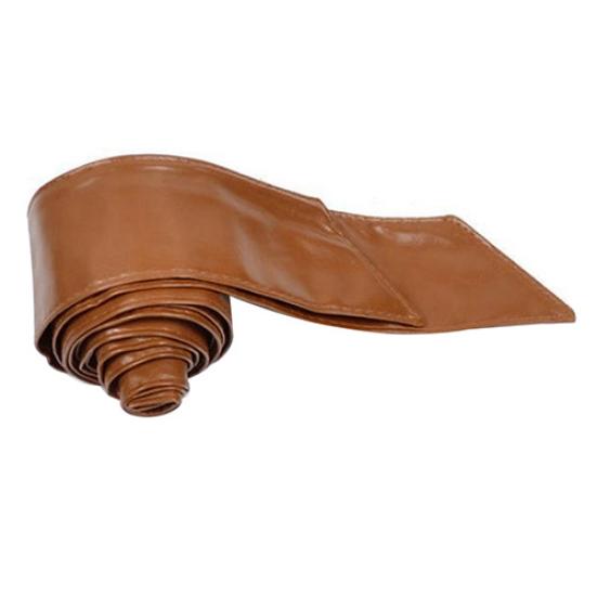 Женский корсет из искусственной кожи с бантом и завязкой на поясе