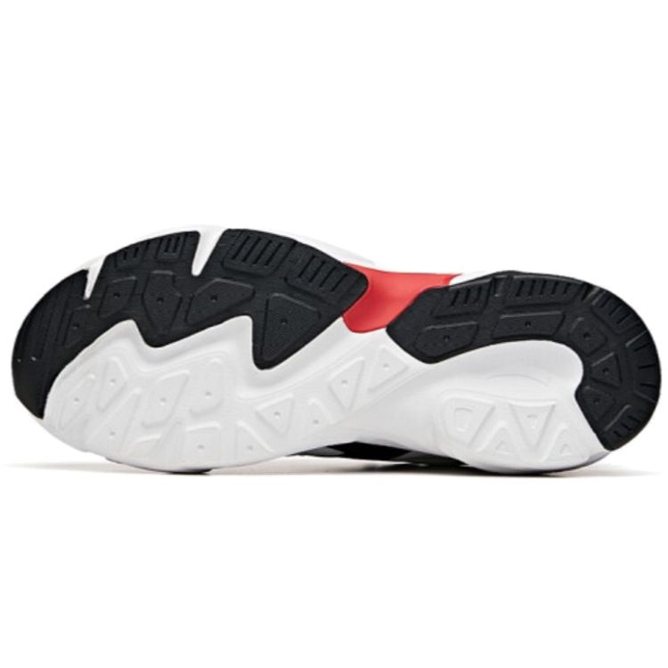 Anta Running Series Leather Low-Top Running Shoes Men Sneakers White Black Red 912045581-1