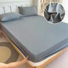 100% водонепроницаемый наматрасник, простыня с эластичной лентой, противоскользящий наматрасник для односпальной двуспальной кровати размера «queen-size»