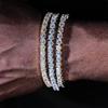 Waterproof Colorful Rhinestone Bangle Luxury Women's Hand Bracelet Zircon Crystal Bracelet Lover