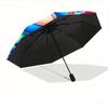 1pc Snow White and Stitch Pattern Umbrella, Fashionable, Personalized, High-Value Folding Umbrella, a Must-Have for Summer, 8-Rib Durable Ir