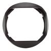Haoge Lens Hood Metal Square Bayonet for Fujifilm XF50mm F2 R Fuji Fujinon 50mm F2 Lens Hood with Metal Front Cap WR, 50mm/F2 Hood,